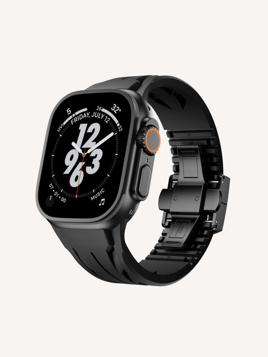 Apple Watch Strap | Sport KM - Black & Black