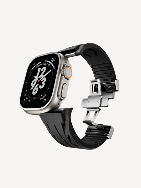 Apple Watch Strap | Sport KM - Orange & Silver