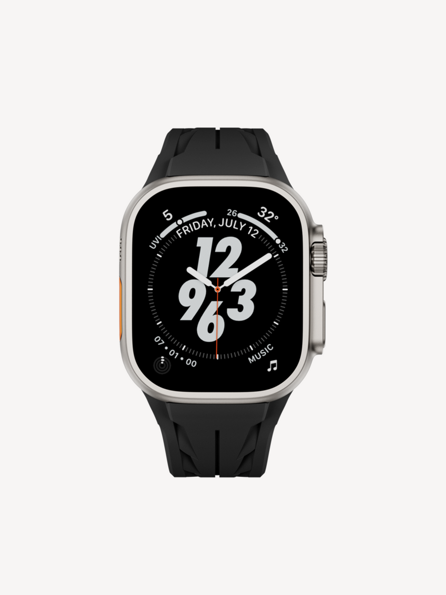 Apple Watch Strap | Sport KM - Orange & Silver