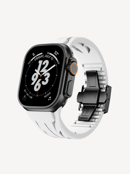 Apple Watch Strap | Sport KM - White & Black