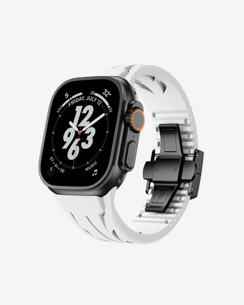 Apple Watch Strap | Sport KM - White & Black