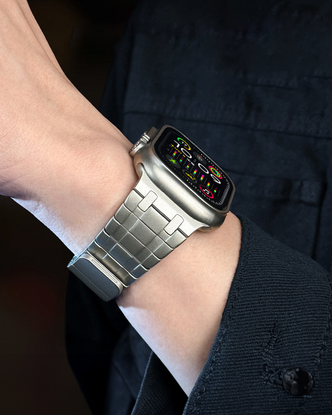 Apple Watch Strap | Luxury Steel Magnetic - Silver